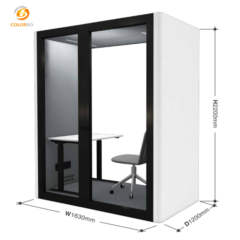 Mittelgroße, flexible und bewegliche Silence Phone Booth Box, geeignet für verschiedene Räume