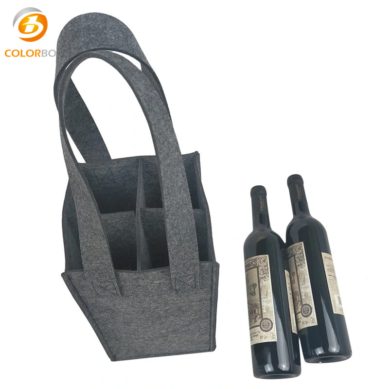 Trendprodukt Weinbeutel aus hochwertigem Filzstoff