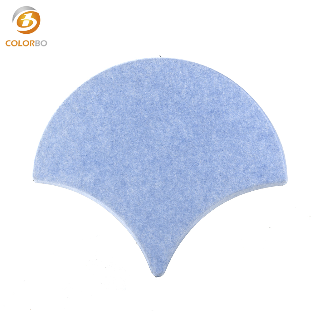 PET-U-008U Tonstudio-Polyester-Faser-aufgehängte PET-3D-Akustikplatte 